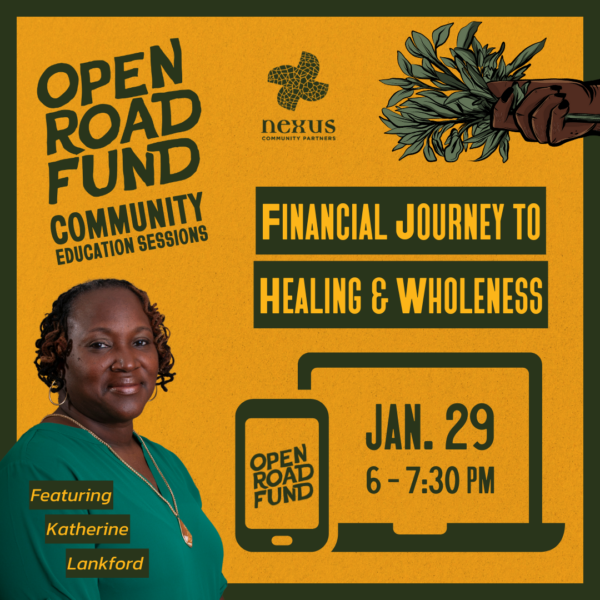 ORF Community Education Session: Financial Journey to Healing & Wholeness