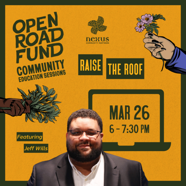 ORF Community Education Session: Raise the Roof