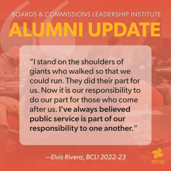 Where Are They Now? BCLI Alumni Update: Elvis Rivera